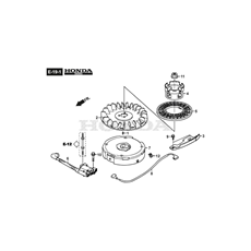 FLYWHEEL/IGNITION COIL - GCV190A S1 G7 SD spare parts